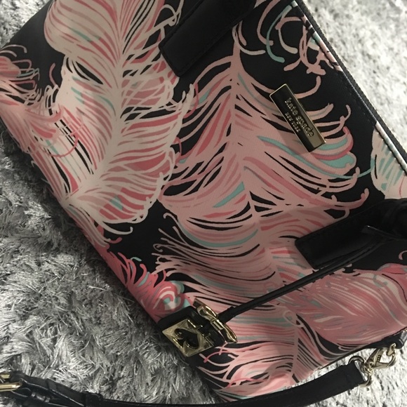 Kate Spade pink leather satchel